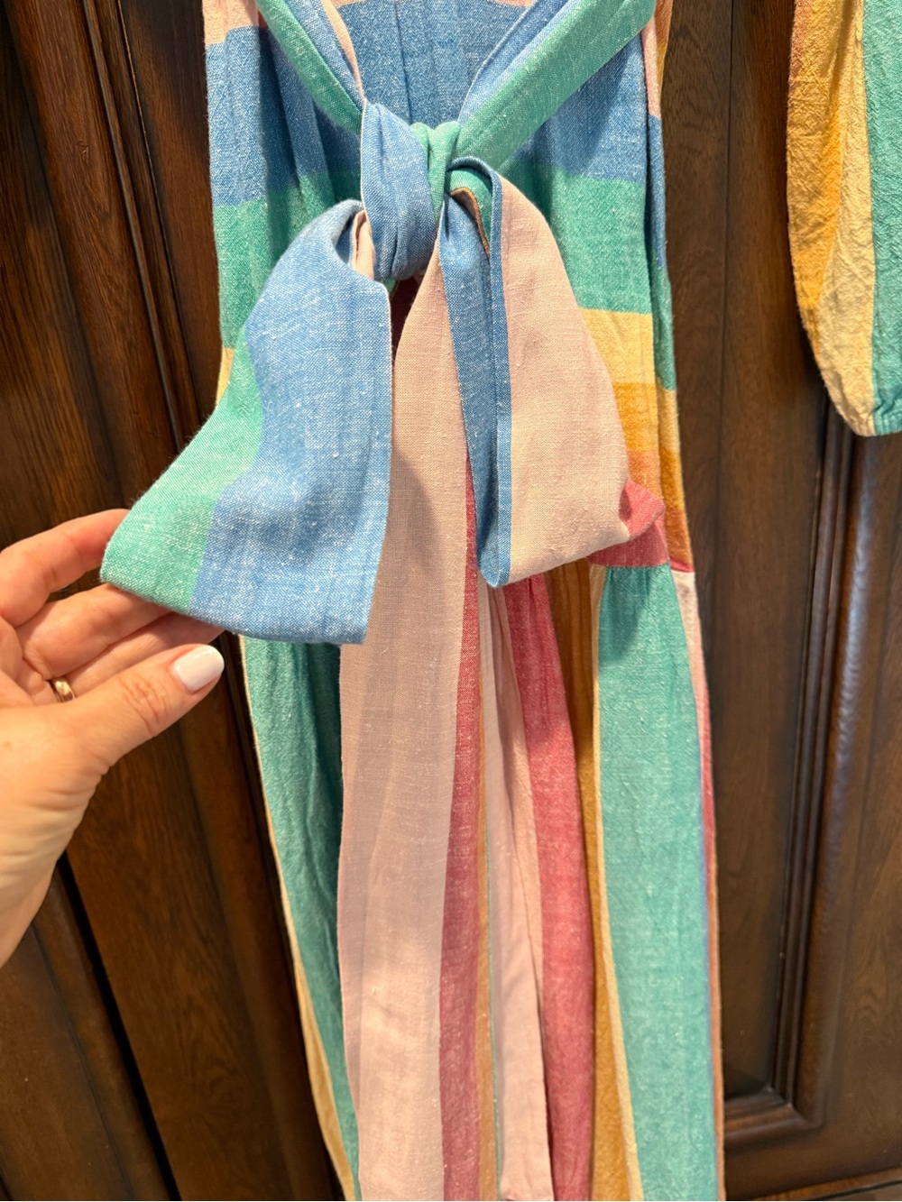 Billabong X Sincerely Jules Multicolor Striped Maxi Dress - Picture 3 of 4
